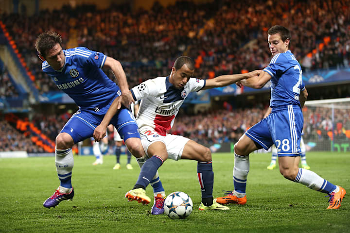 Cesar Azpilicueta, Lucas Moura, Frank Lampard
