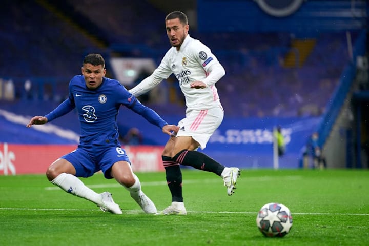 Eden Hazard, Thiago Silva
