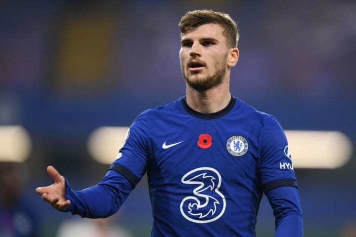 Timo Werner's arrival has thrust Giroud down Frank Lampard's pecking order