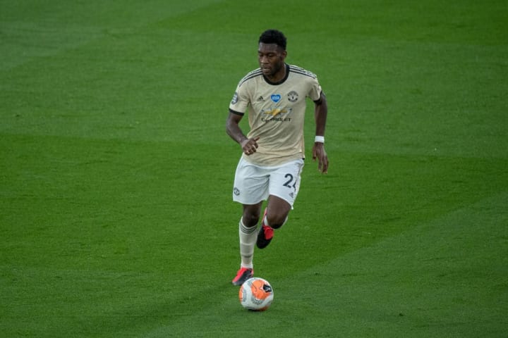 Timothy Fosu-Mensah filled in at left-back against his former club on Thursday