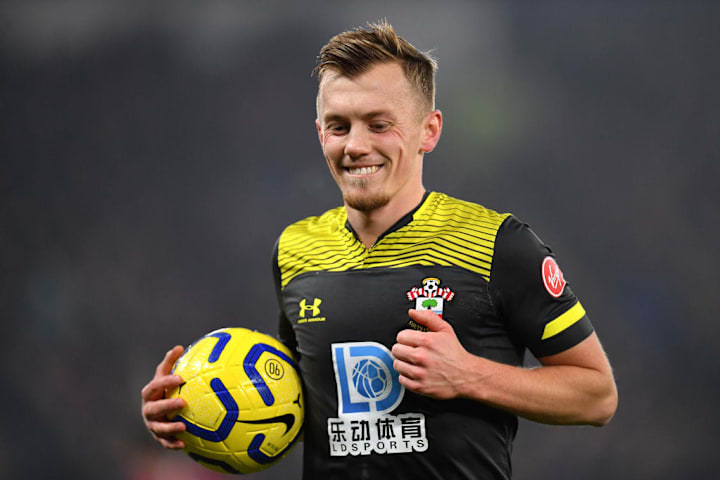 James Ward-Prowse in action for Southampton