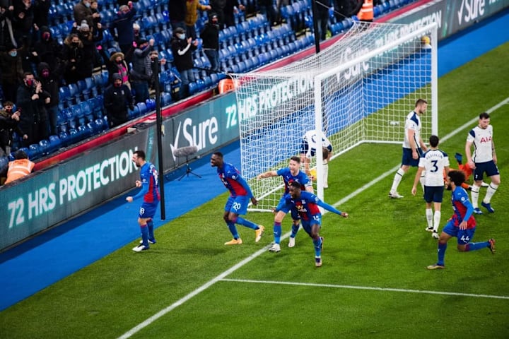 Schlupp celebrates Palace's equaliser
