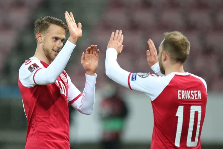 Marcus Ingvartsen, Christian Eriksen