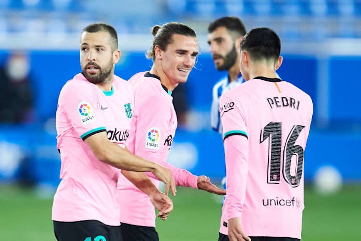 Griezmann marcó ante el Alavés