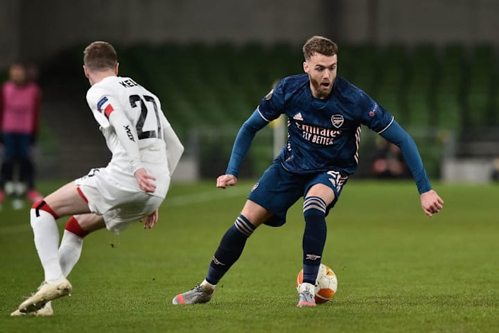 Calum Chambers' only other appearance for the senior side this season also came in the Europa League