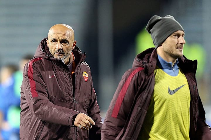 Luciano Spalletti e Totti