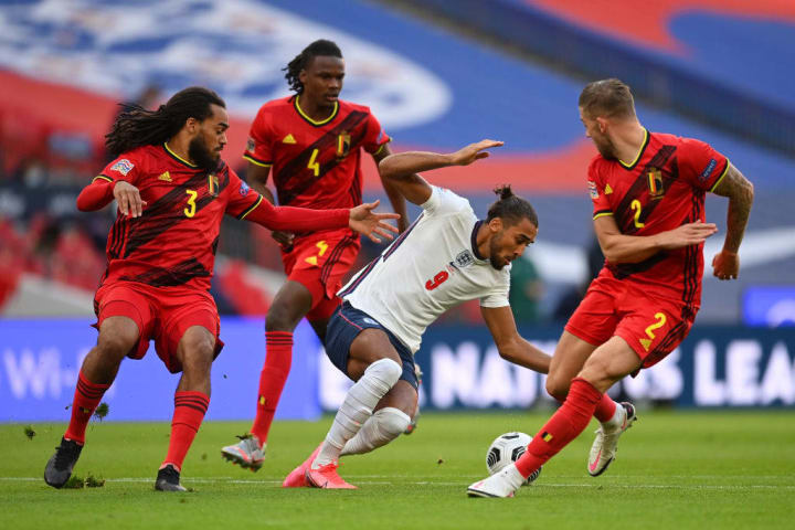 Belgium's back three were largely comfortable