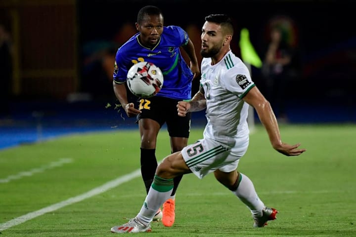 Haris Belkebla, expulsado con Argelia
