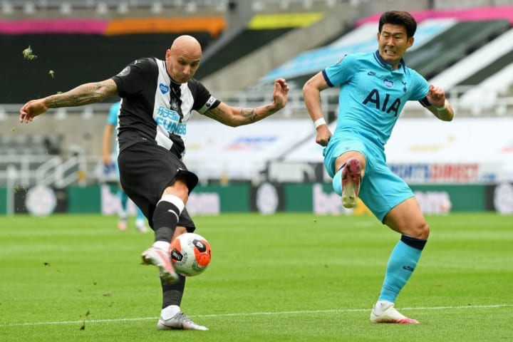 Son sustained a hamstring injury against Newcastle