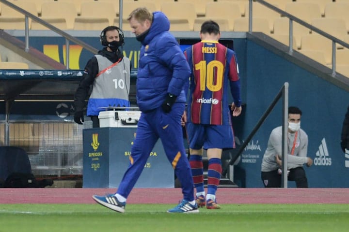 Koeman e Messi