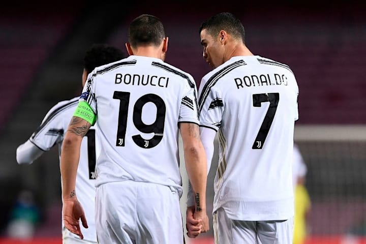 Leonardo Bonucci e Cristiano Ronaldo, Juve