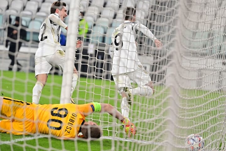 Il gol di Morata al Ferencvaros