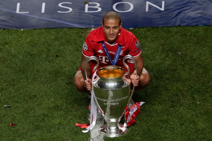 One of the many trophies that Thiago Alcantara got his hands on in 2020