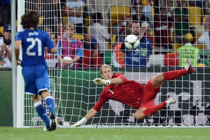 Pirlo helped eliminate England from Euro 2012
