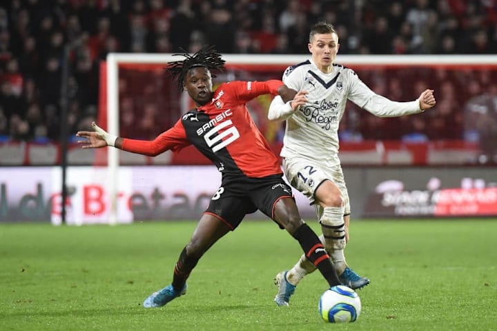 Eduardo Camavinga au duel face à Nicolas de Préville en décembre dernier