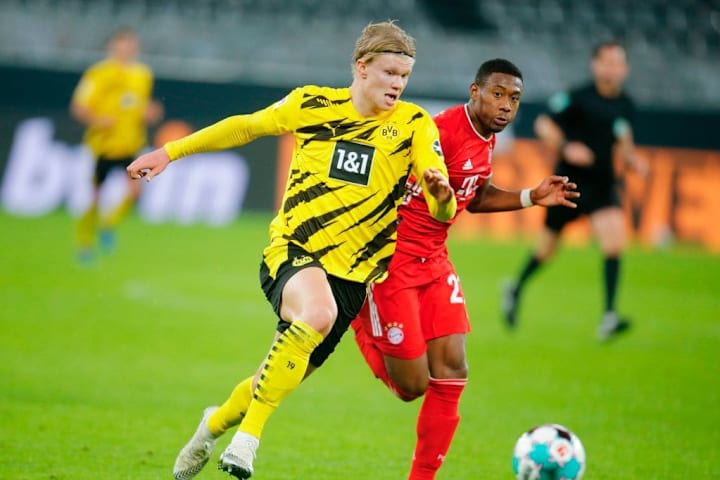 Alaba y Haaland