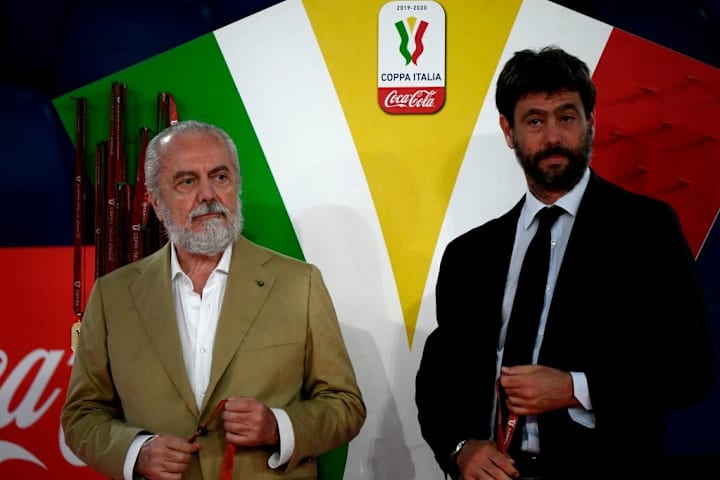 Aurelio De Laurentiis e Andrea Agnelli, Juve-Napoli
