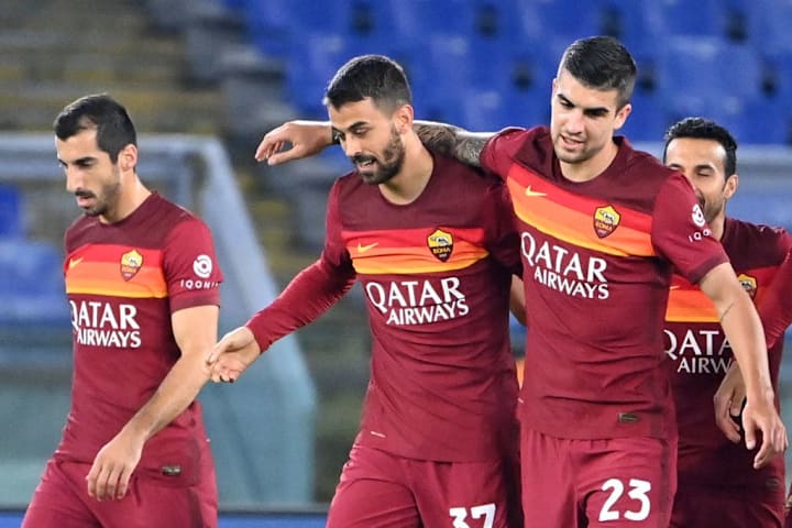 Spinazzola dopo il gol dell'1-0