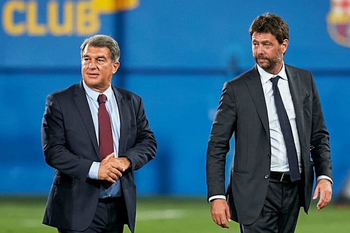 Andrea Agnelli, Joan Laporta