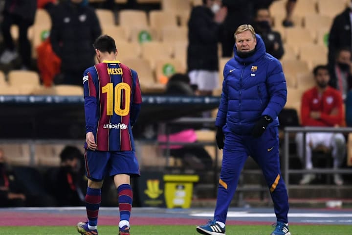 Messi y Koeman