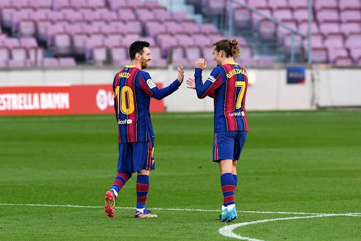 Messi y Griezmann son los dos jugadores que más veces han ganado el premio