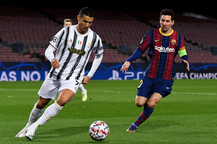 Cristiano Ronaldo e Leo Messi, Barcelona-Juventus