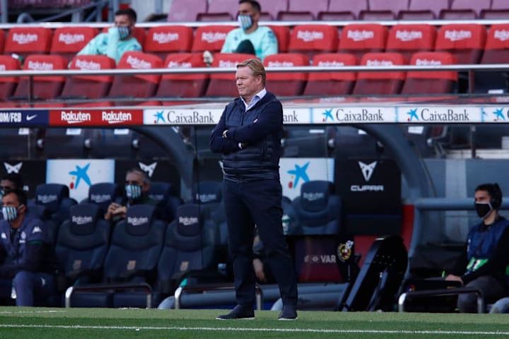 Ronald Koeman replaced Quique Setien as manager of Barcelona