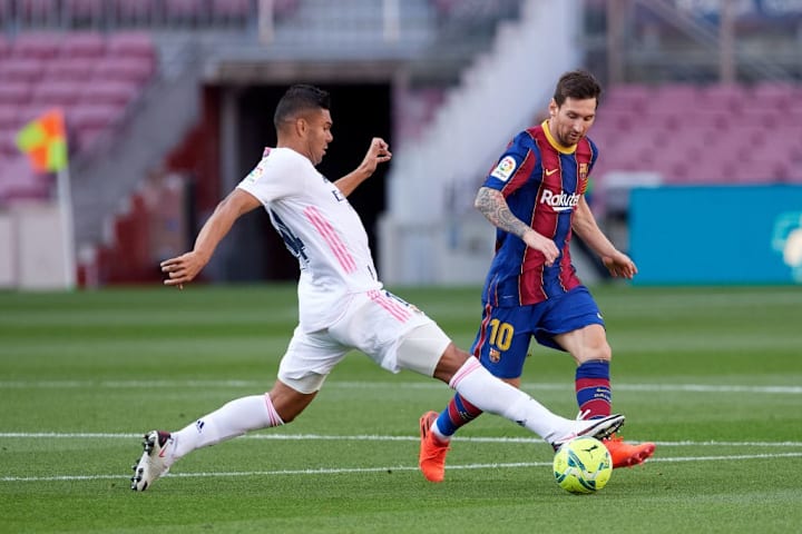 Casemiro completó un buen partido ante Messi
