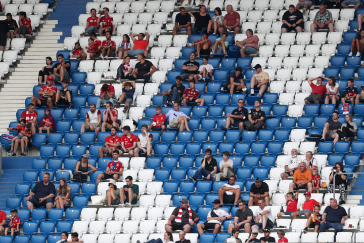 Bayern fans must still adhere to strict regulations to get into the stadium