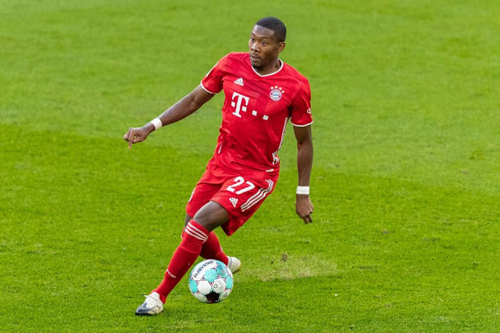 Alaba in azione con la maglia del Bayern Monaco
