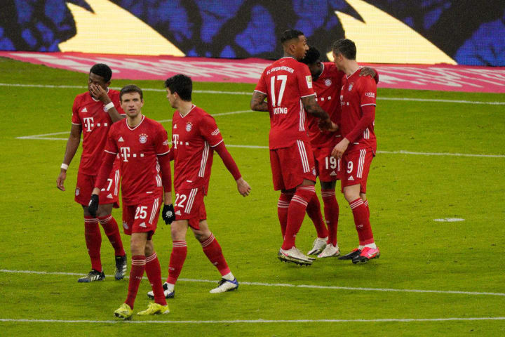 Robert Lewandowski, Alphonso Davies, Jerome Boateng