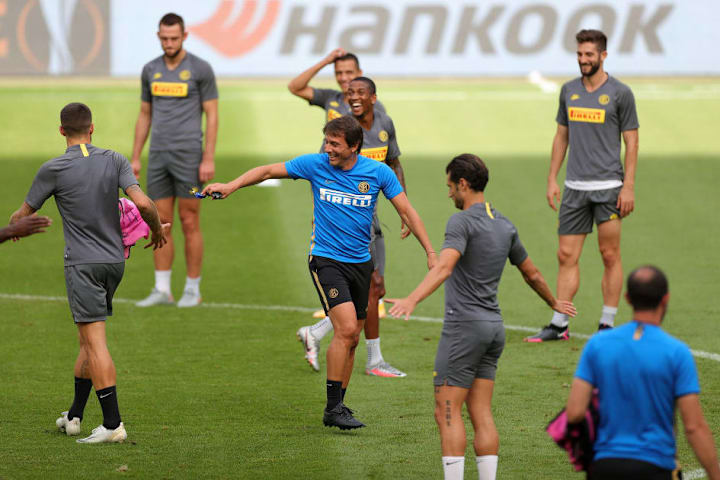 Sesi latihan Inter Milan
