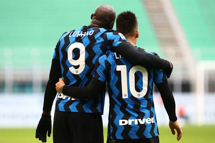 Romelu Lukaku e Lautaro Martinez