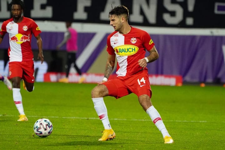 Szoboszlai con l'RB Salisburgo
