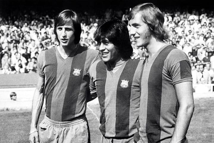Hugo Sotil con el FC Barcelona