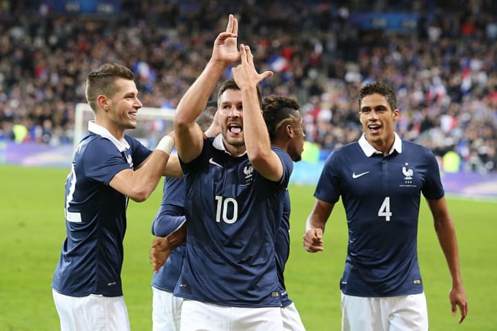 Andre-Pierre Gignac, Laurent Koscielny, Raphael Varane