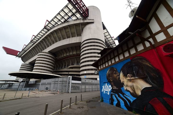 General Views Of Giuseppe Meazza Stadium