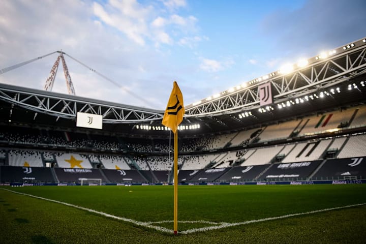 General view shows Allianz Stadium prior to the Serie A...