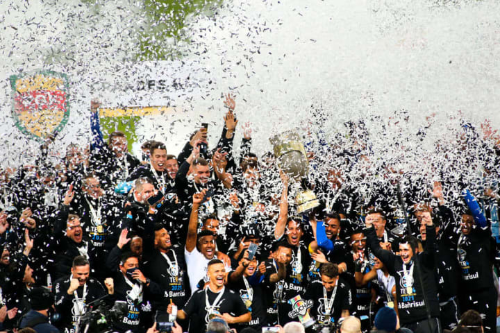 Grêmio Internacional Tetra Gauchão Final Troféu Campeão