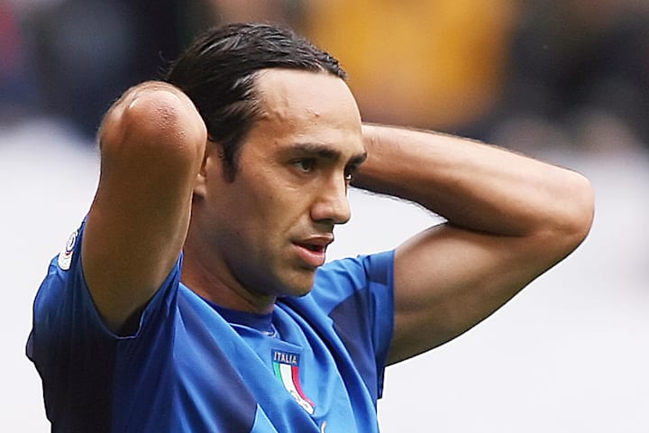 Italian defender Alessandro Nesta leaves