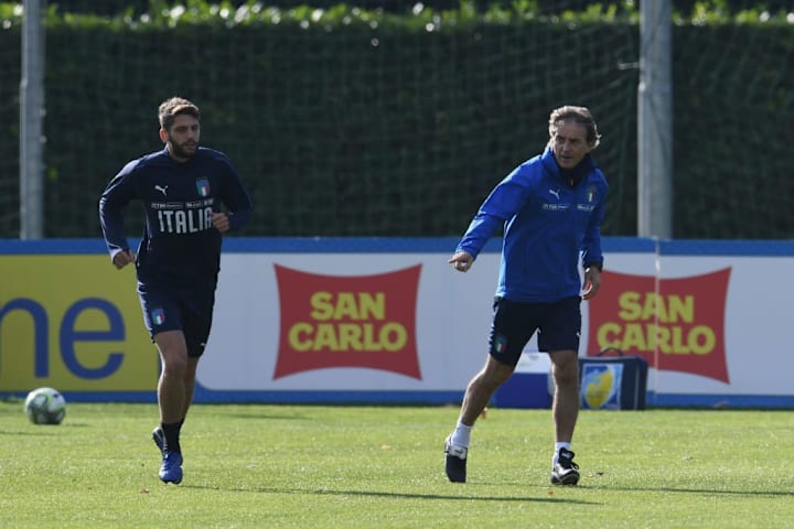Domenico Berardi, Roberto Mancini