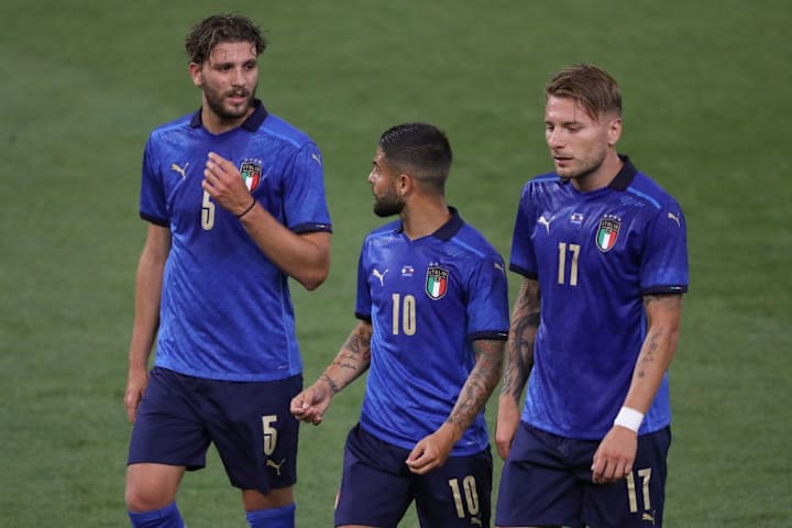 Manuel Locatelli, Lorenzo Insigne, Ciro Immobile