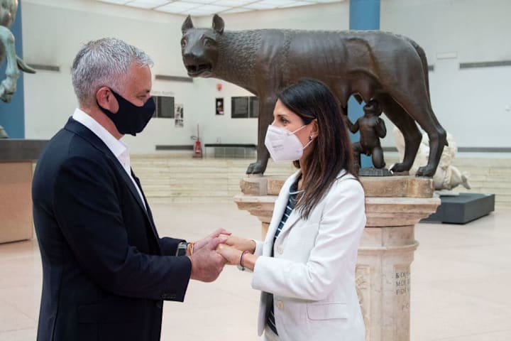 Jose Mourinho, Virginia Raggi