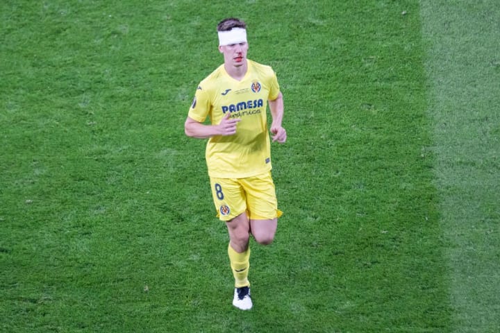 Juan Foyth of Villarreal CF seen during the UEFA Europa...