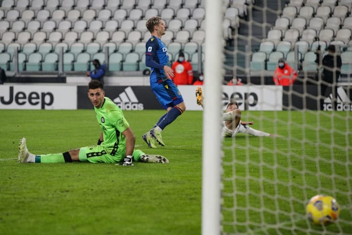 Il 2-0 di Federico Chiesa
