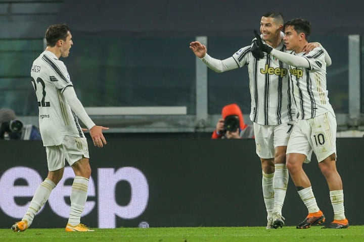 Chiesa, Dybala e CR7