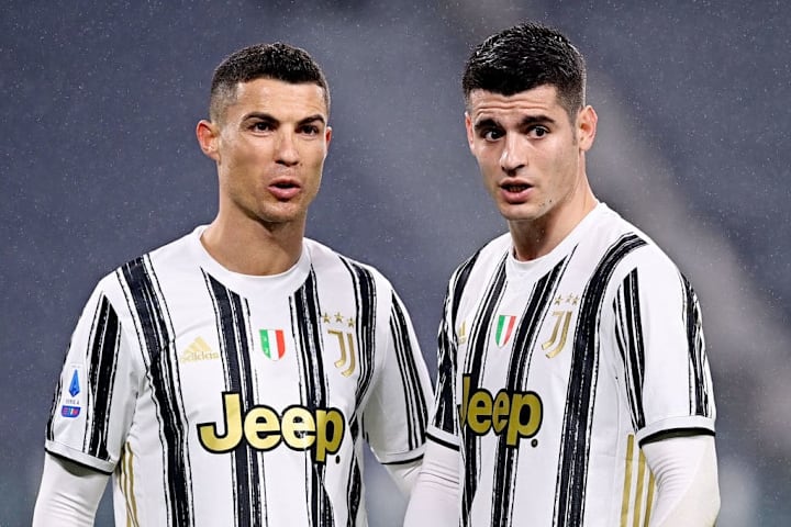 Cristiano Ronaldo e Alvaro Morata