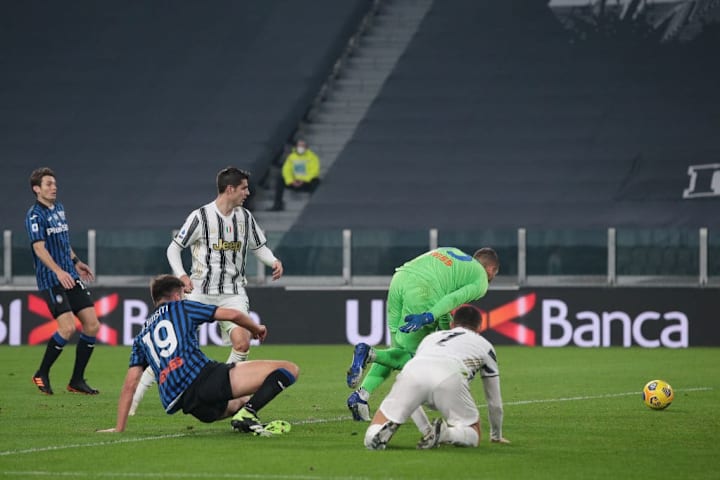 Morata e Ronaldo, Juve-Atalanta
