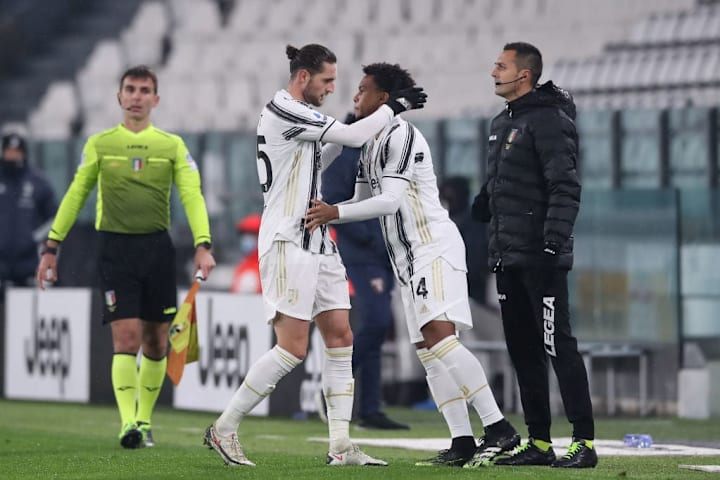 Il momento dell'ingresso in campo di McKennie