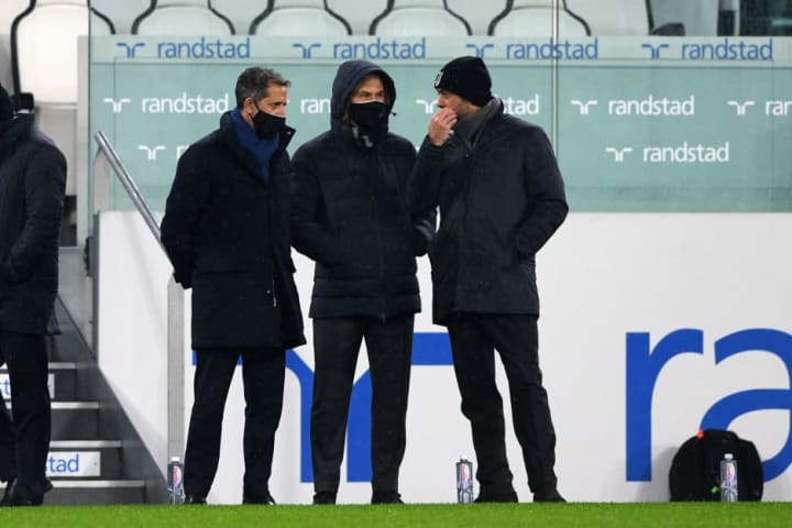 Fabio Paratici, Pavel Nedved e Andrea Agnelli, Juve